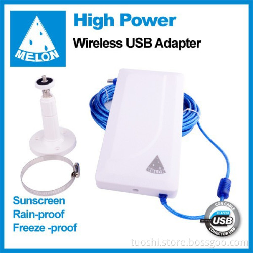 2000mw 24dbi wifi booster,wifi antenna usb 2.0,outdoor wireless usb adapter Melon N89